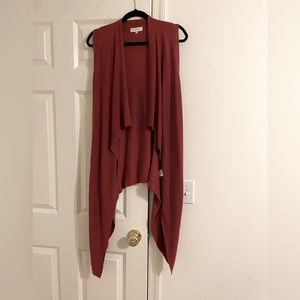 Burnt orange sweater vest